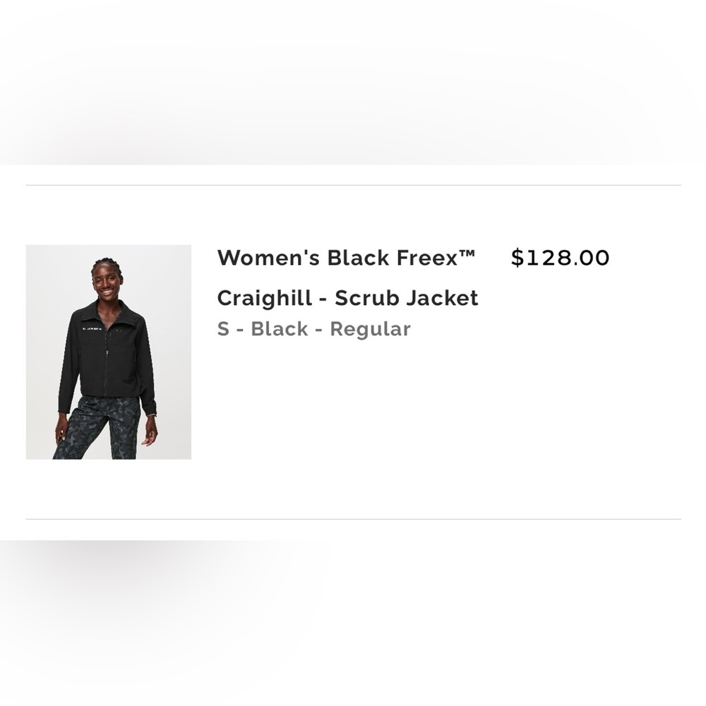 Women's Black Freex™
Craighill - Scrub Jacket
S - Black - Regular - Picture 4 of 4